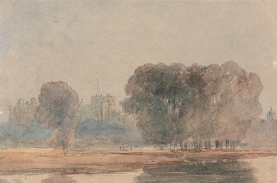 Château de Windsor depuis le Brocas - David Cox